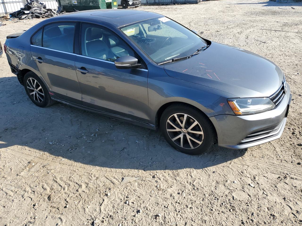 2017 Volkswagen Jetta VIN 3VWDB7AJ0HM291942 Copart auction photo, rear end / side damage thumbnail 4
