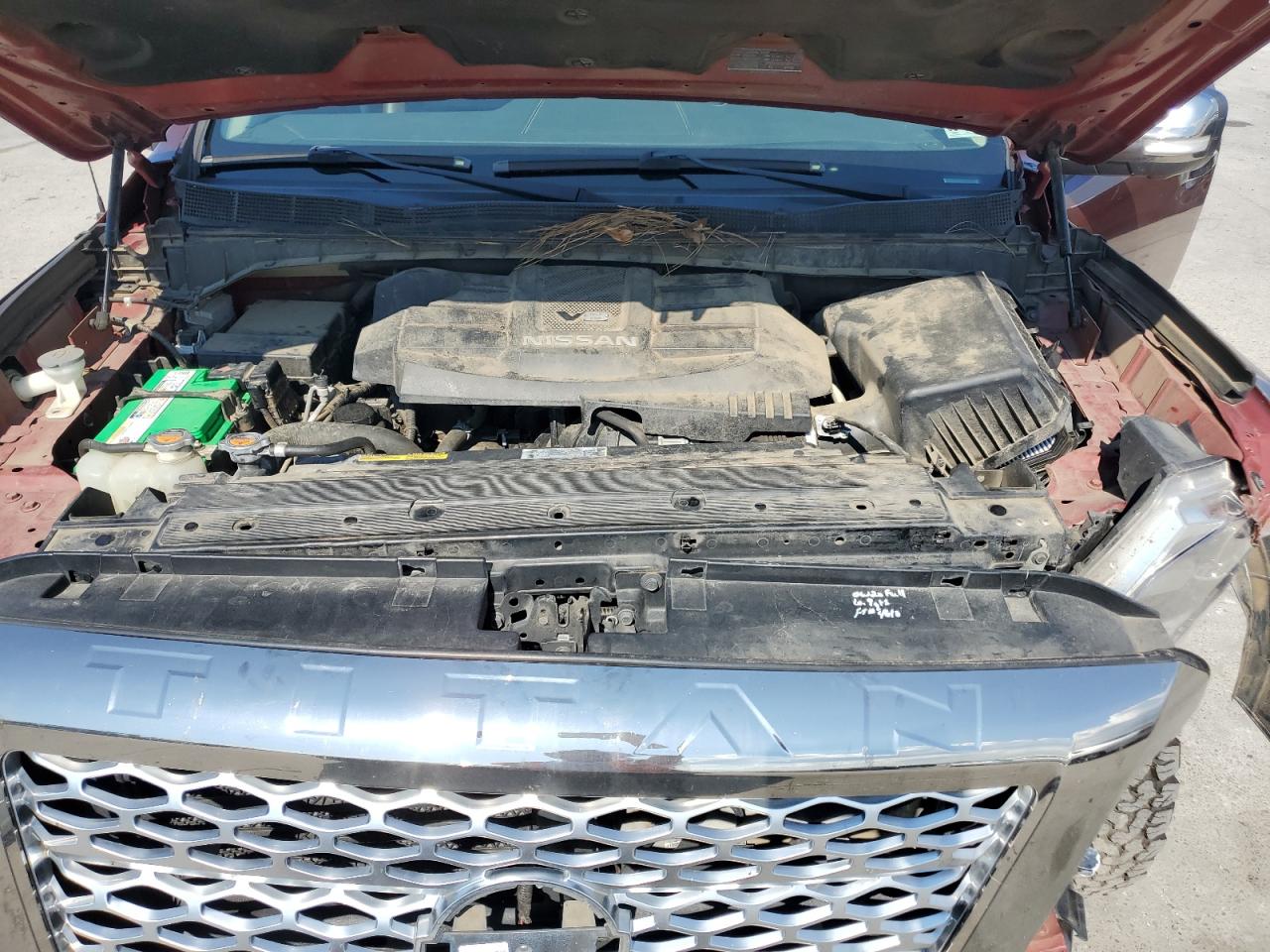 2018 Nissan Titan VIN 1N6AA1E50JN526481 Copart auction photo, front end / rear end damage thumbnail 13