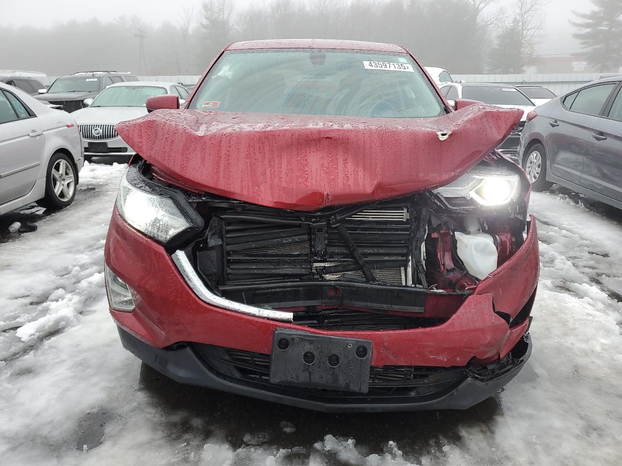 2018 Chevrolet Equinox VIN 2GNAXTEX8J6189035 Copart auction photo, front end / minor dent/scratches damage thumbnail 5