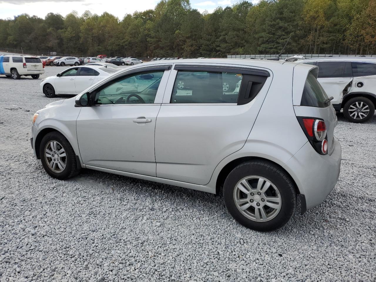 2014 Chevrolet Sonic VIN 1G1JC6SHXE4108104 Copart auction photo, front end / mechanical damage thumbnail 2