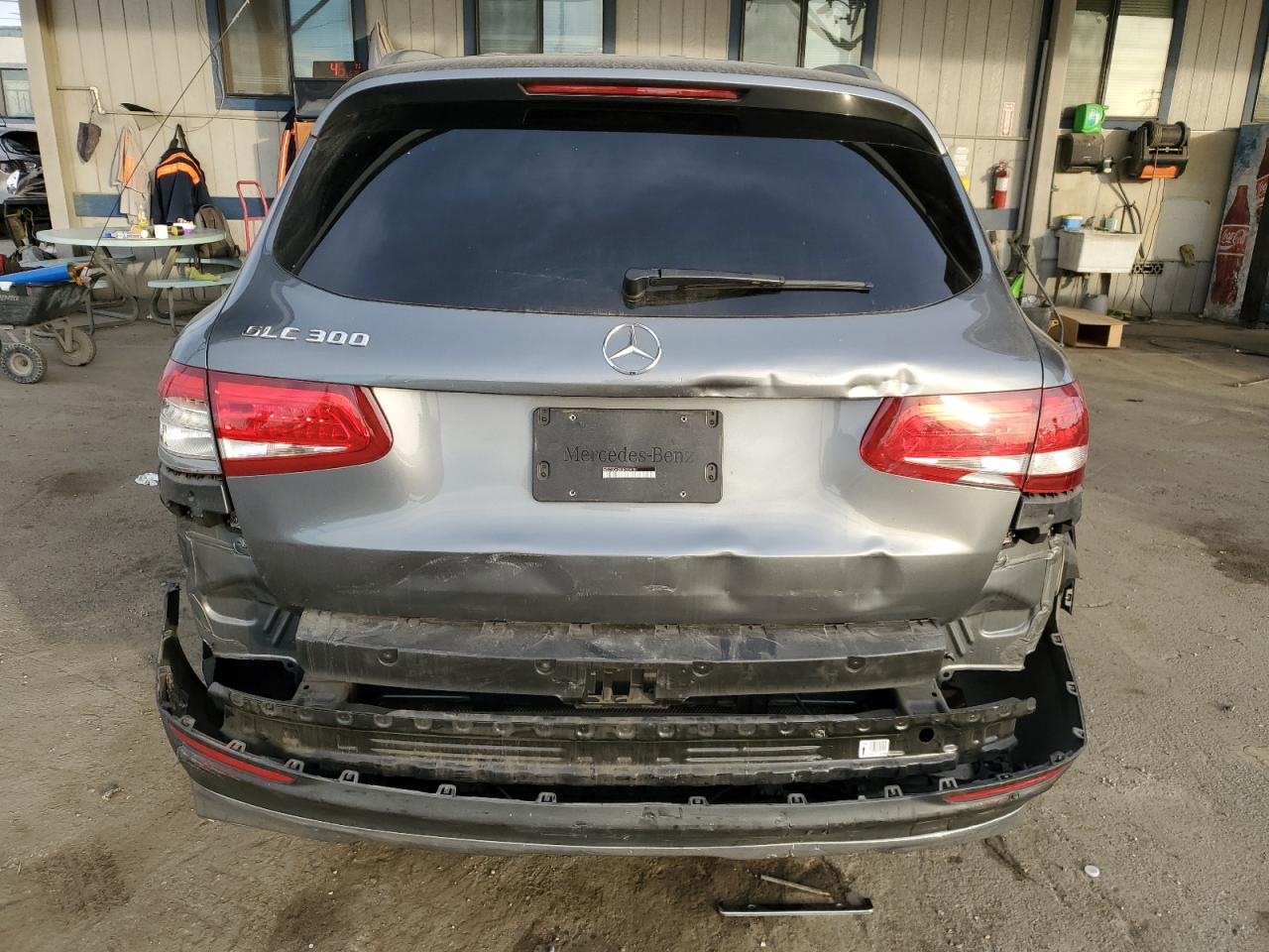 2018 Mercedes-Benz GLC VIN WDC0G4JB0JV034151 Copart auction photo, all over damage thumbnail 6