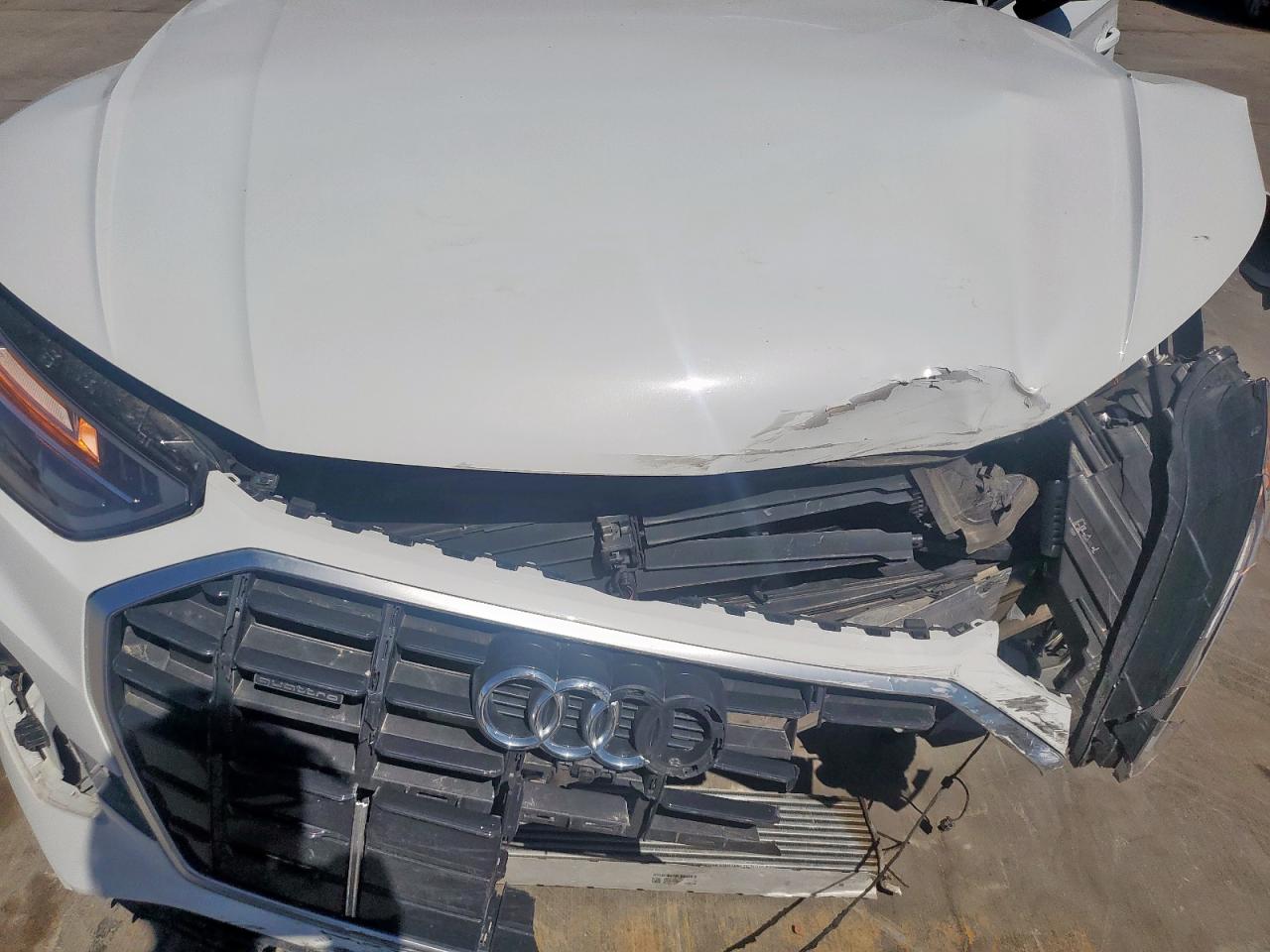 2021 Audi Q5 VIN WA1BAAFYXM2067329 Copart auction photo, front end damage thumbnail 12