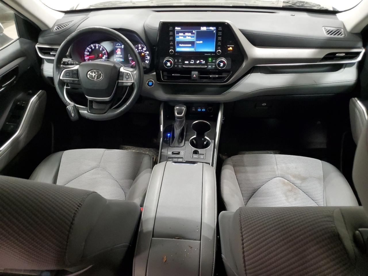 2022 Toyota Highlander VIN 5TDBZRBH3NS216550 Copart auction photo, side / undercarriage damage thumbnail 8