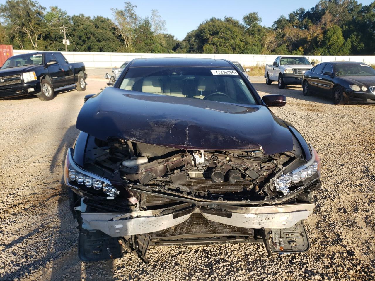 2016 Acura RLX VIN JH4KC1F50GC000693 Copart auction photo, front end damage thumbnail 5