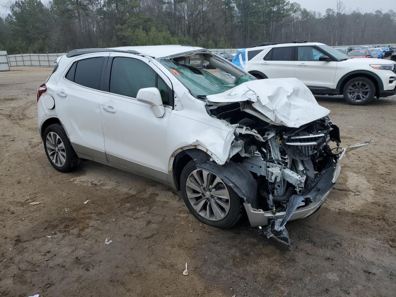2020 Buick Encore VIN KL4CJASBXLB007507 Copart auction photo, rollover damage thumbnail 4