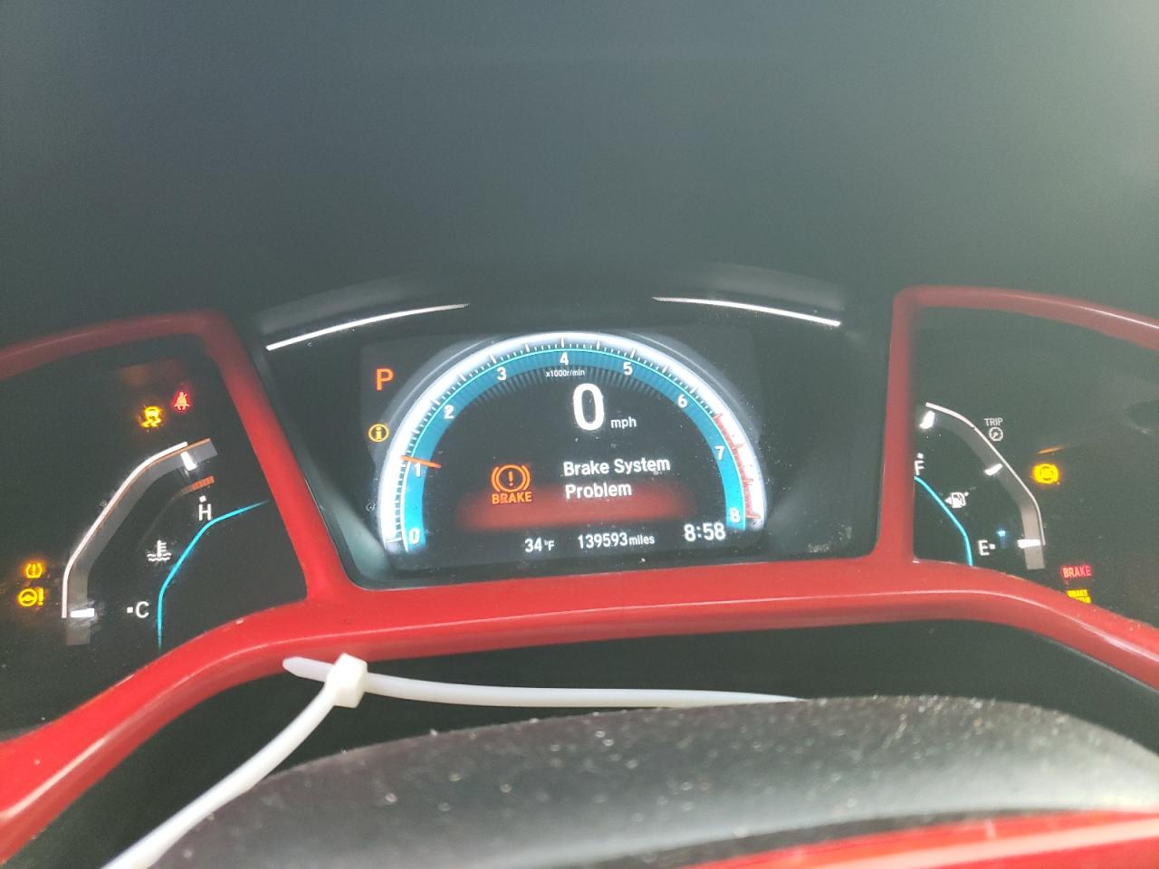 2016 Honda Civic VIN 19XFC1F7XGE030006 Copart auction photo, front end / side damage thumbnail 9