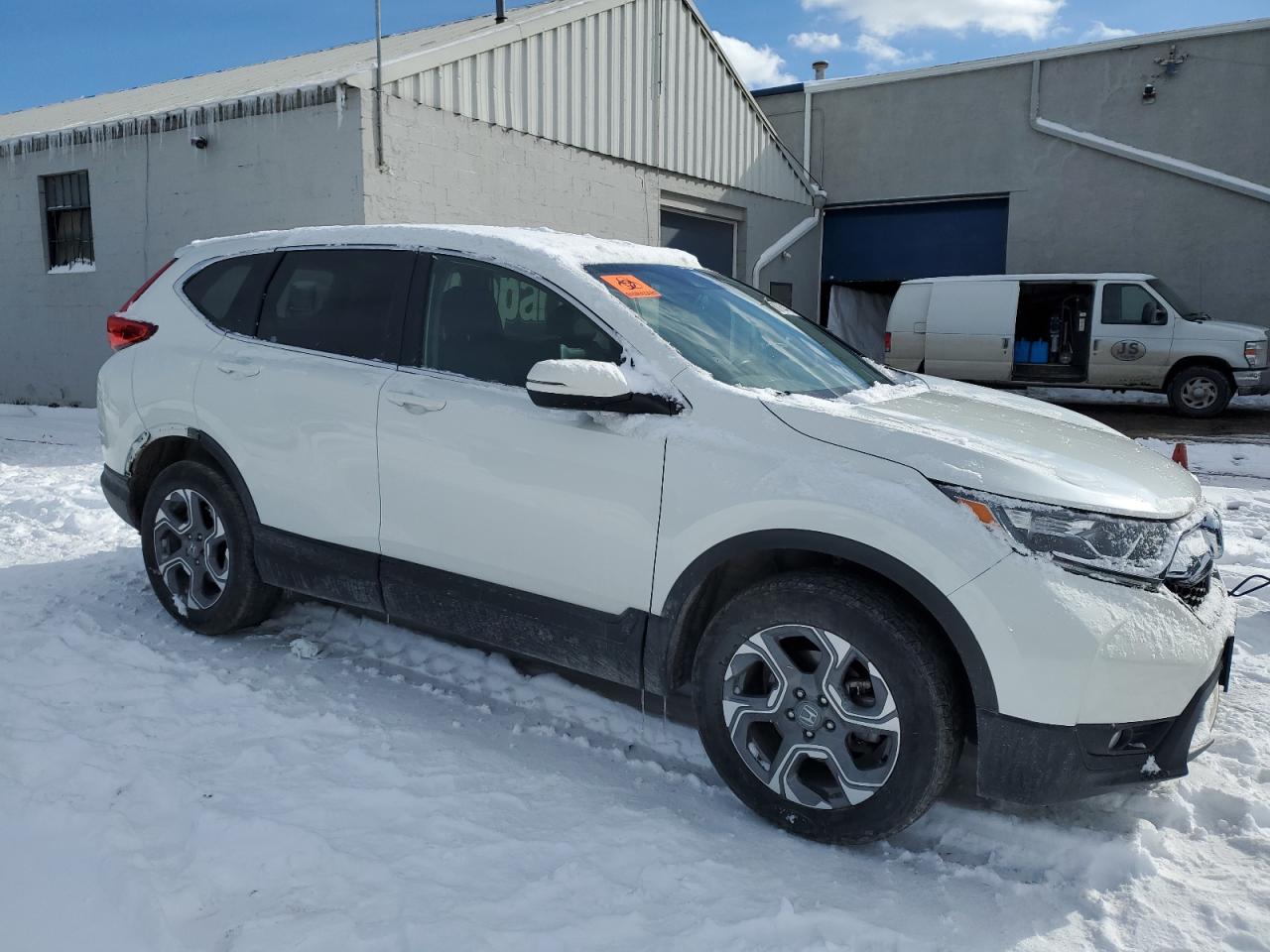 2018 Honda CR-V VIN 2HKRW2H83JH675227 Copart auction photo, rear end damage thumbnail 4