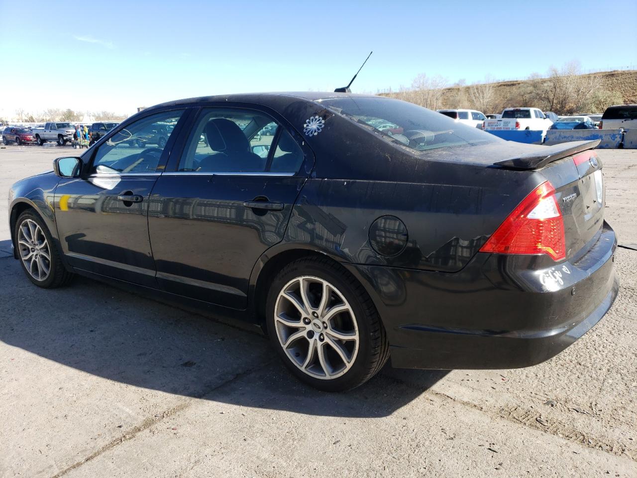 2010 Ford Fusion VIN 3FAHP0HA7AR260267 Copart auction photo, front end / rear end damage thumbnail 2