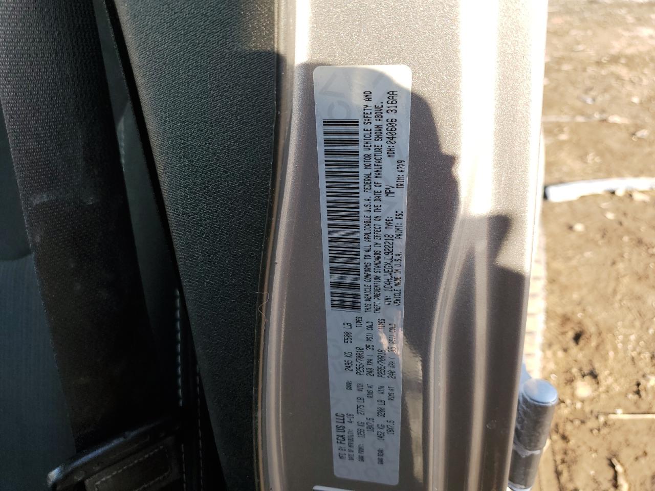 2018 Jeep Wrangler VIN 1C4HJWEGXJL922218 Copart auction photo, front end / undercarriage damage thumbnail 14