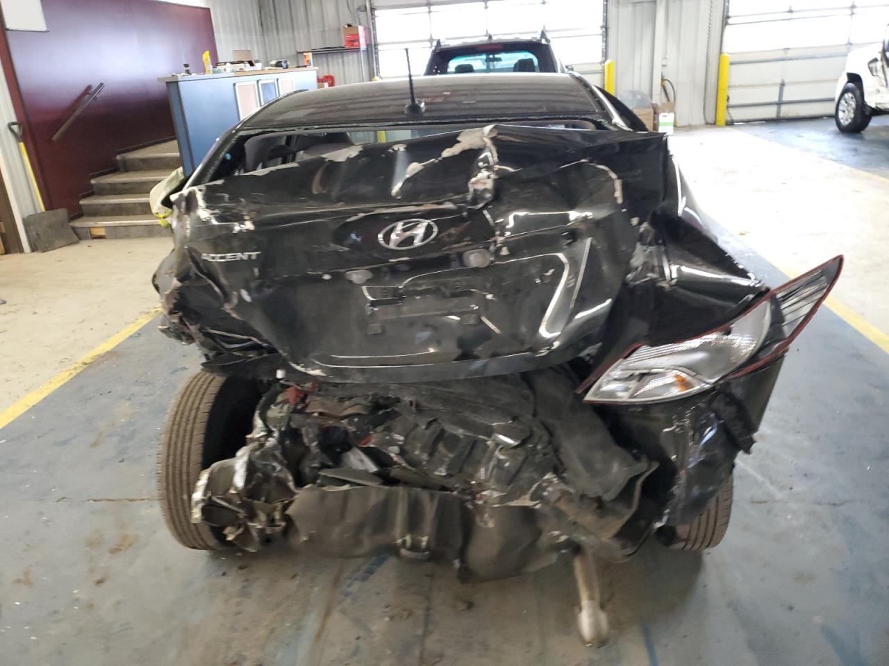 2016 Hyundai Accent VIN KMHCT4AE8GU986043 Copart auction photo, rear end damage thumbnail 6
