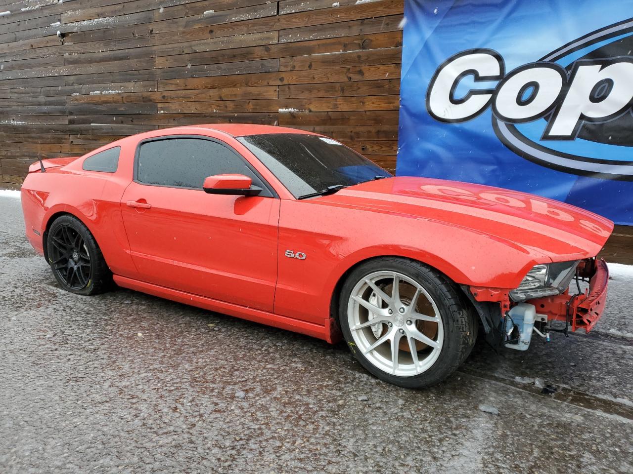 2013 Ford Mustang VIN 1ZVBP8CF3D5200539 Copart auction photo, front end damage thumbnail 4