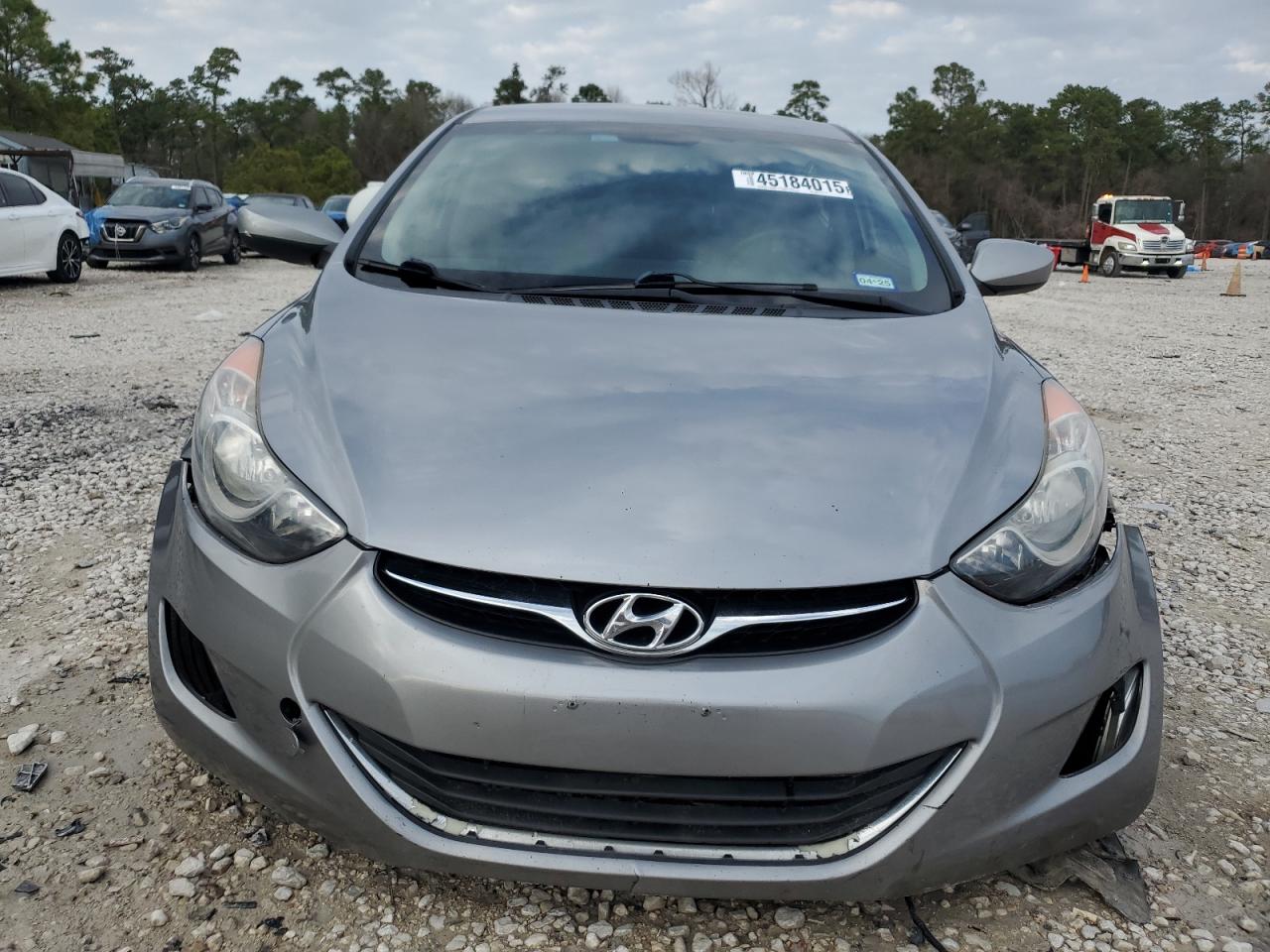 2013 Hyundai Elantra VIN KMHDH4AE4DU735621 Copart auction photo, front end / undercarriage damage thumbnail 5