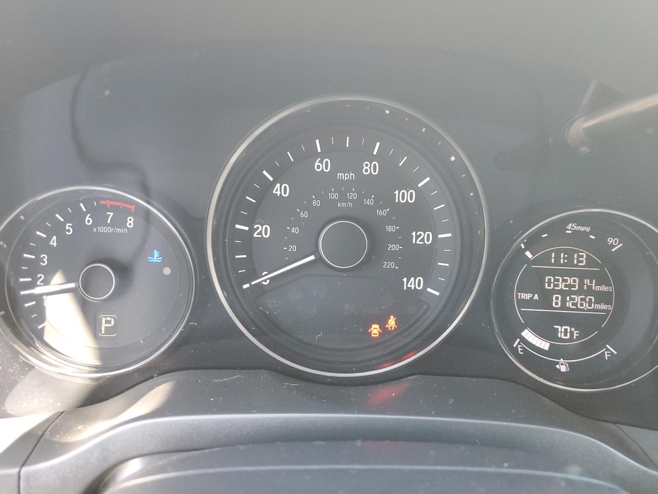 2021 Honda HR-V VIN 3CZRU6H34MM731945 Copart auction photo, rear end / front end damage thumbnail 9