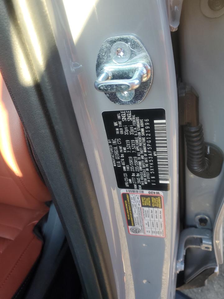2023 KIA Sportage VIN 5XYK53AF5PG121996 Copart auction photo, side damage thumbnail 15