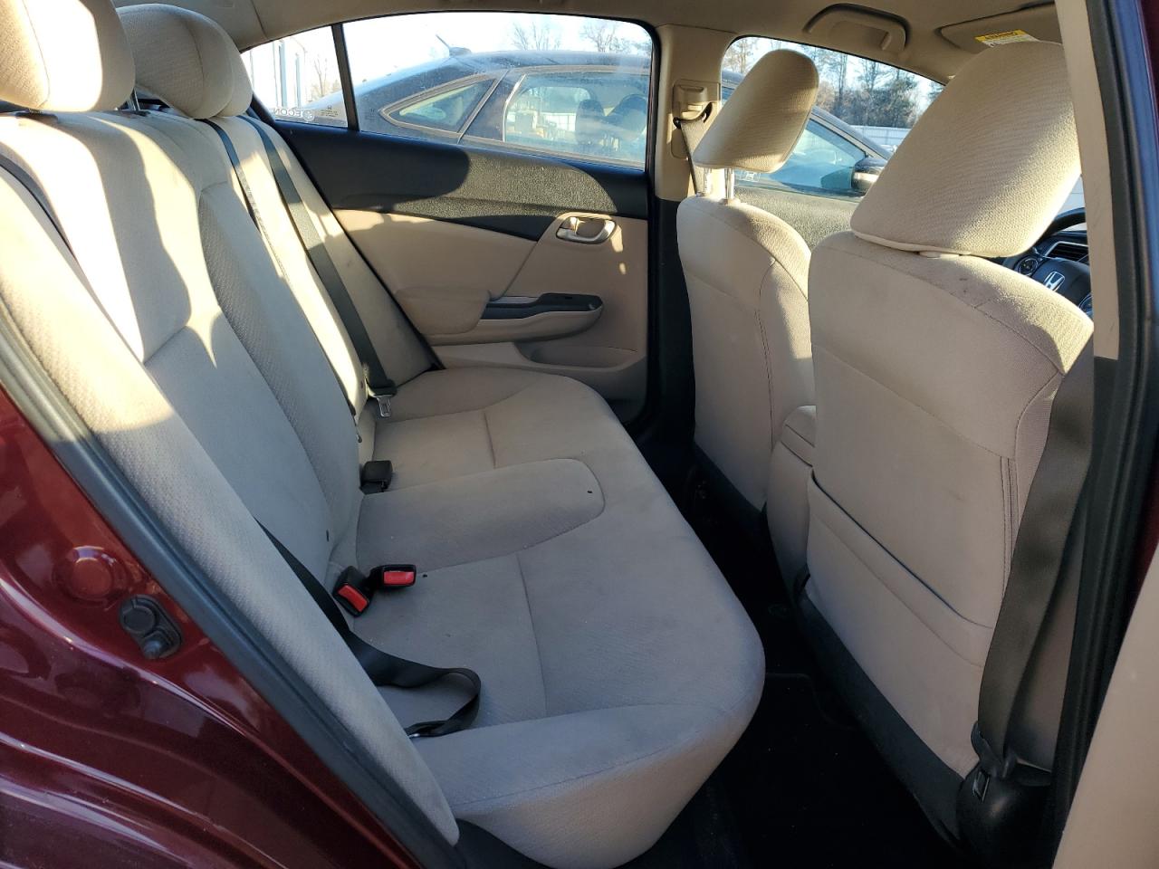 2013 Honda Civic VIN 2HGFB2F59DH557740 Copart auction photo, rear end / minor dent/scratches damage thumbnail 10