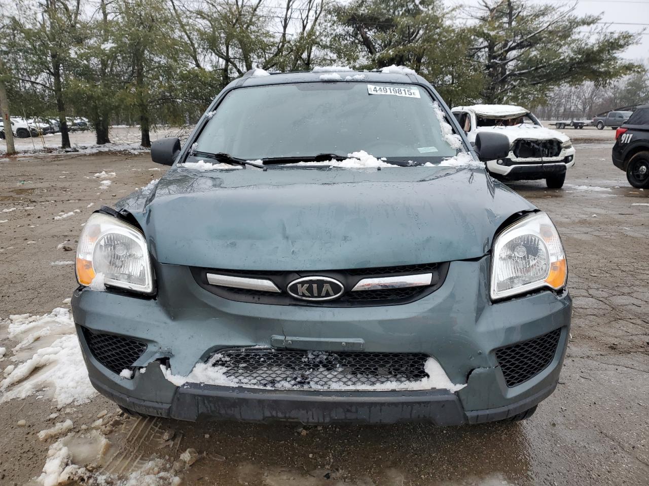 2009 KIA Sportage VIN KNDJE723197591627 Copart auction photo, front end / frame damage damage thumbnail 5