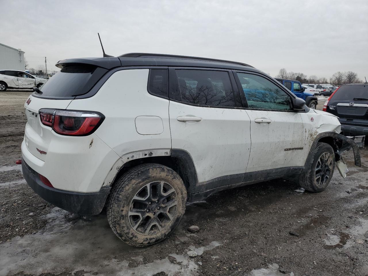2020 Jeep Compass VIN 3C4NJDDB7LT162964 Copart auction photo, all over damage thumbnail 3
