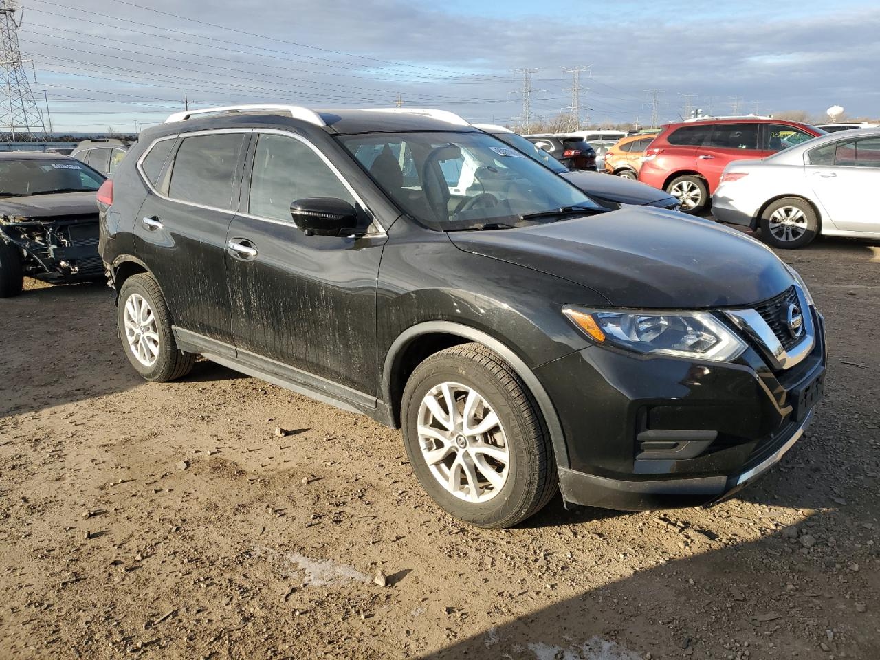 2017 Nissan Rogue VIN KNMAT2MTXHP565290 Copart auction photo, rear end / minor dent/scratches damage thumbnail 4