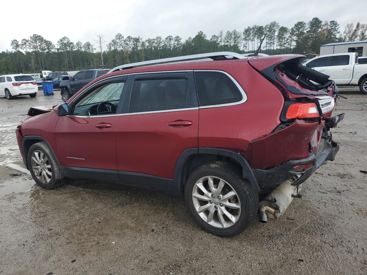 2015 Jeep Grand Cherokee VIN 1C4PJLDB2FW539122 Copart auction photo, all over damage thumbnail 2