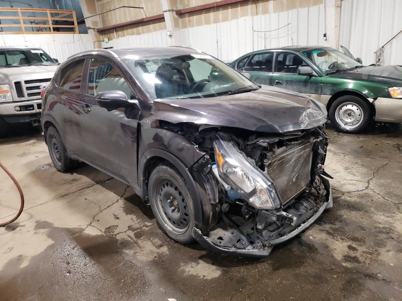 2018 Honda HR-V VIN 3CZRU6H75JM715784 Copart auction photo, all over damage thumbnail 4