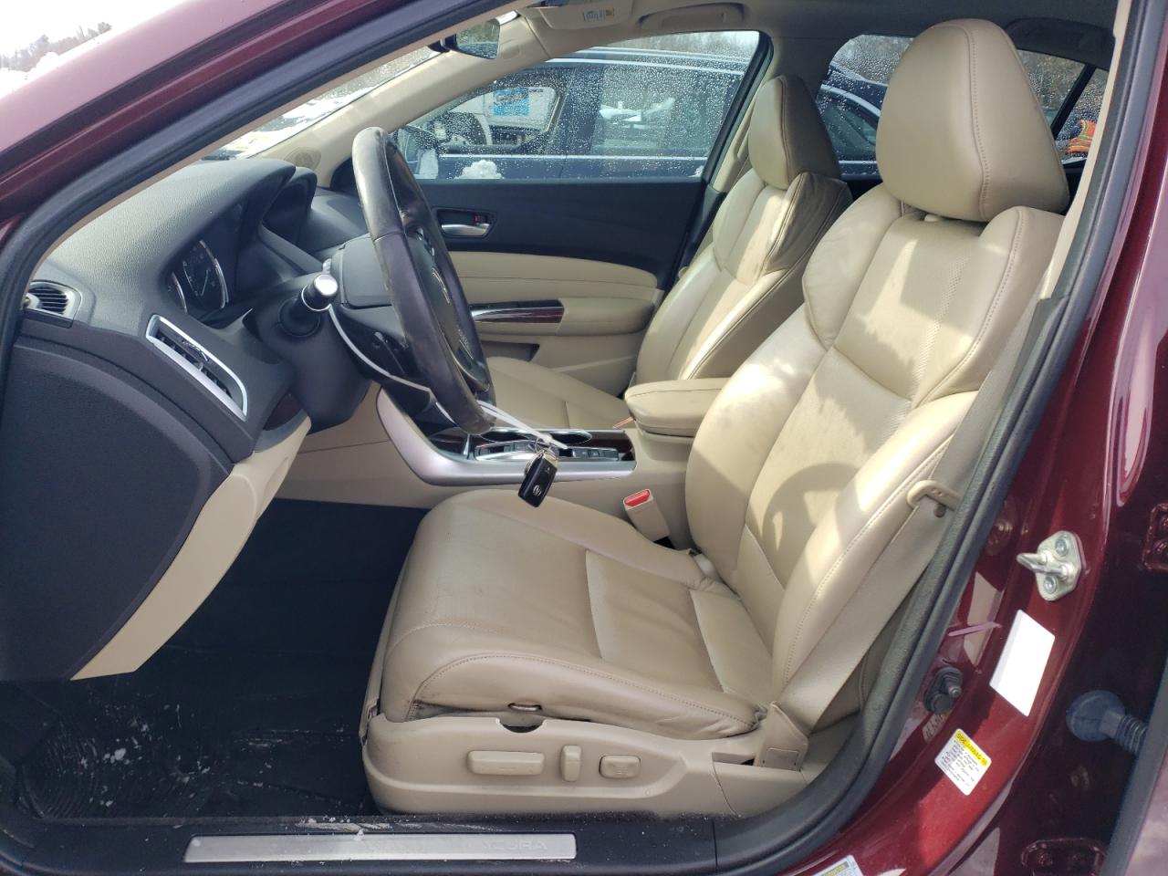 2015 Acura TLX VIN 19UUB2F56FA012460 Copart auction photo, front end / rear end damage thumbnail 7