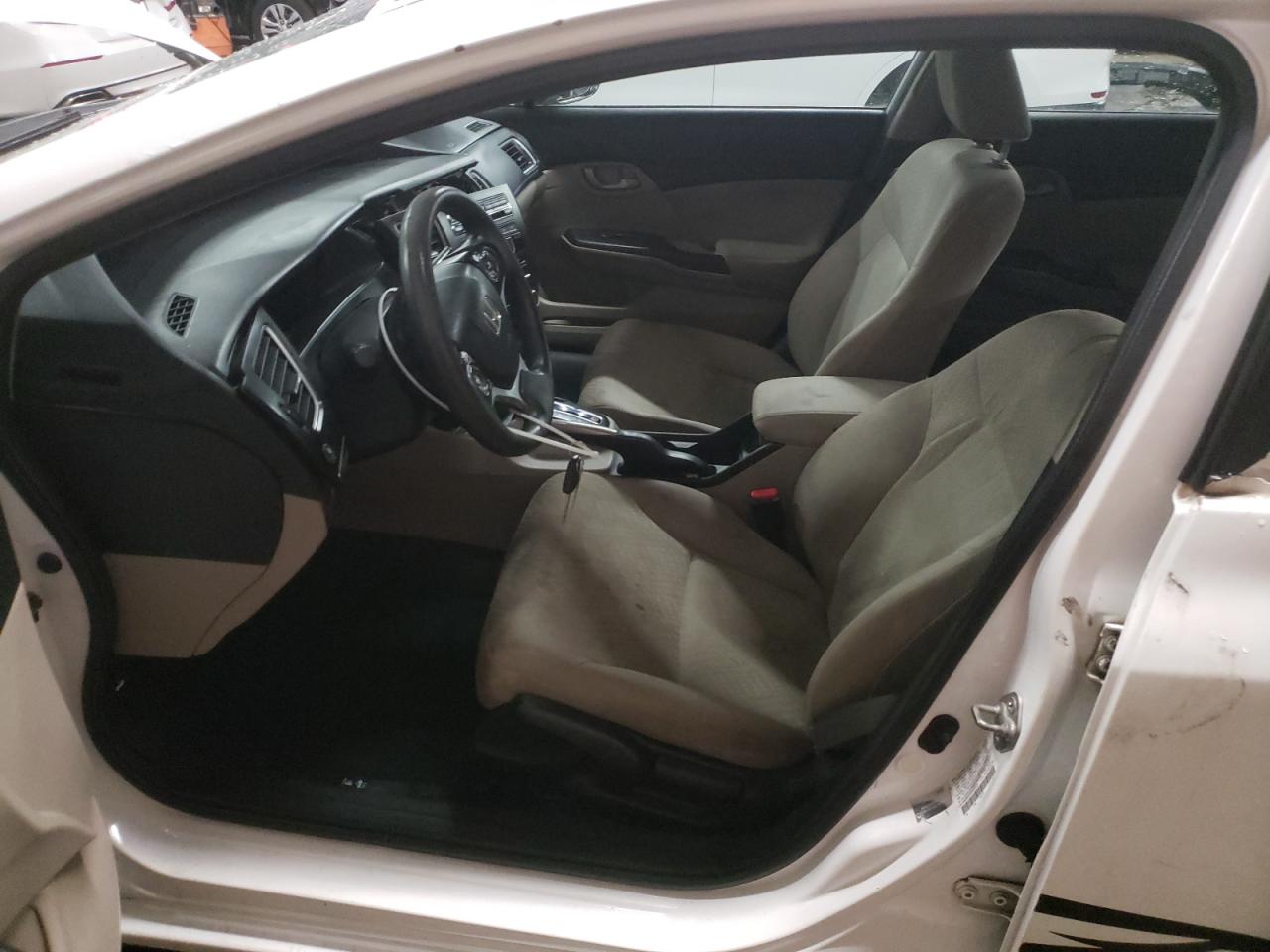 2014 Honda Civic VIN 2HGFB2F51EH505519 Copart auction photo, rear end / front end damage thumbnail 7