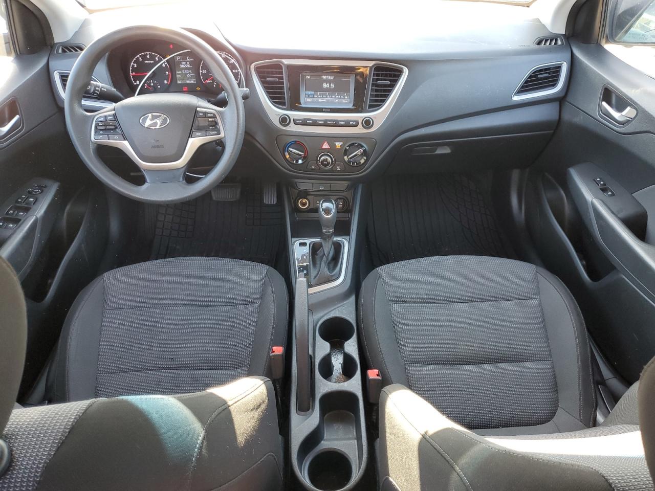 2018 Hyundai Accent VIN 3KPC24A33JE018279 Copart auction photo, rear end / front end damage thumbnail 8