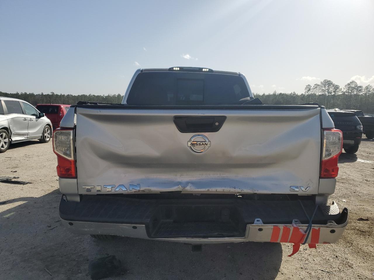 2017 Nissan Titan VIN 1N6AA1E63HN531998 Copart auction photo, front end / rear end damage thumbnail 6