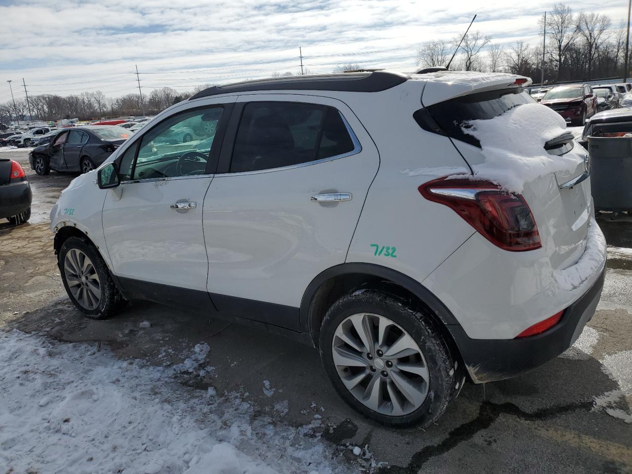2019 Buick Encore VIN KL4CJASB1KB722531 Copart auction photo, front end damage thumbnail 2