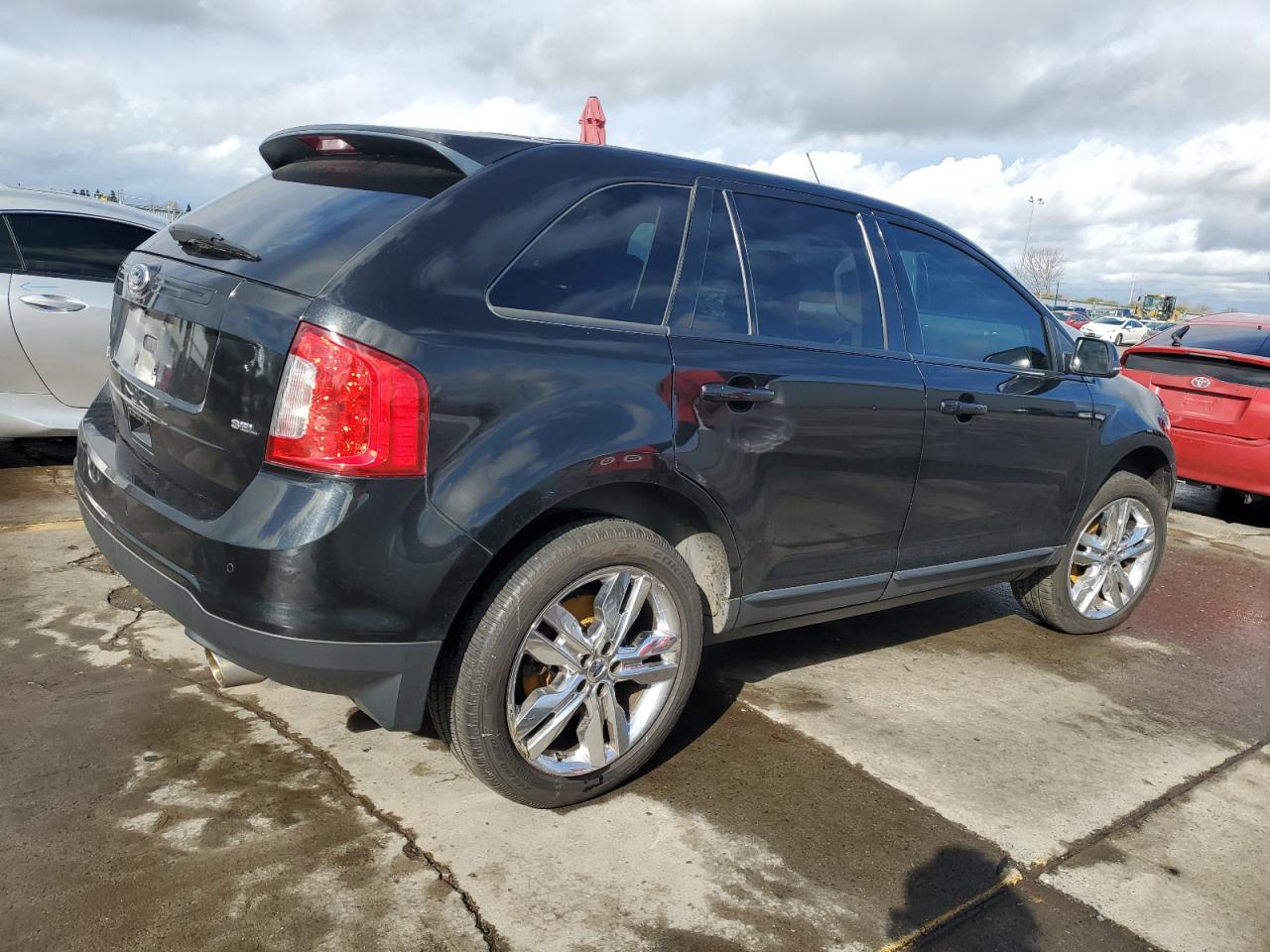 2013 Ford Edge VIN 2FMDK3JC9DBE34164 Copart auction photo, front end damage thumbnail 3