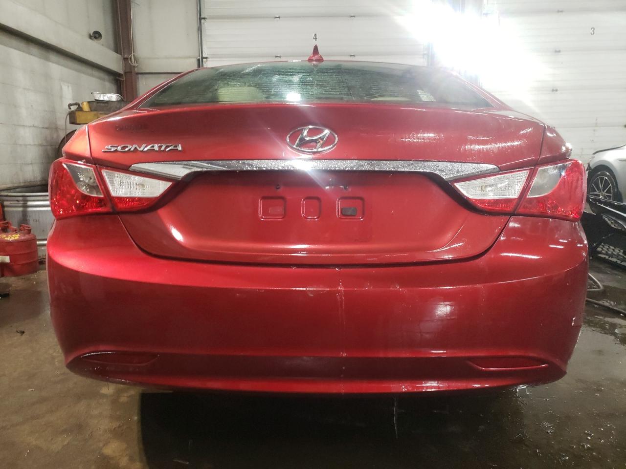 2011 Hyundai Sonata VIN 5NPEB4AC6BH239896 Copart auction photo, vandalism damage thumbnail 6