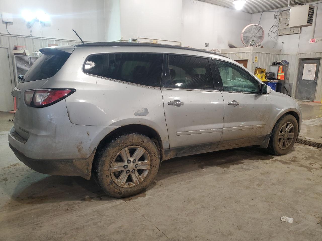 2014 Chevrolet Traverse VIN 1GNKRHKD8EJ252228 Copart auction photo, front end damage thumbnail 3