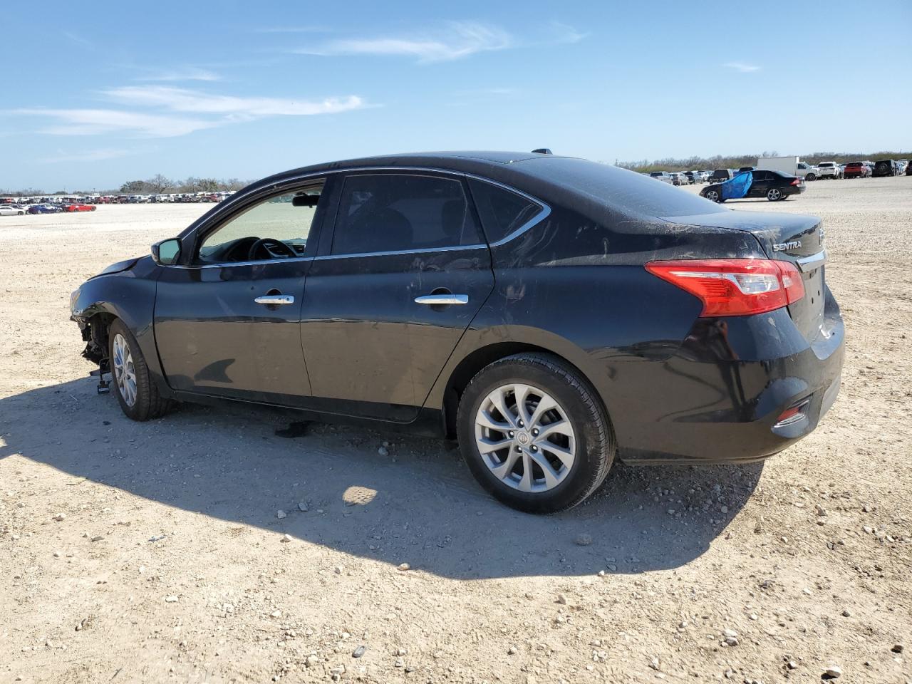 2019 Nissan Sentra VIN 3N1AB7AP9KL625430 Copart auction photo, front end / side damage thumbnail 2