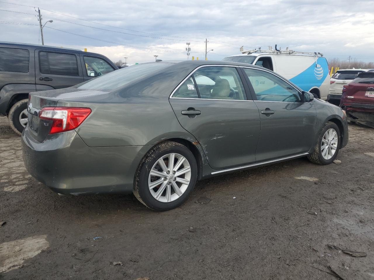 2014 Toyota Camry VIN 4T1BF1FK6EU745210 Copart auction photo, front end / mechanical damage thumbnail 3