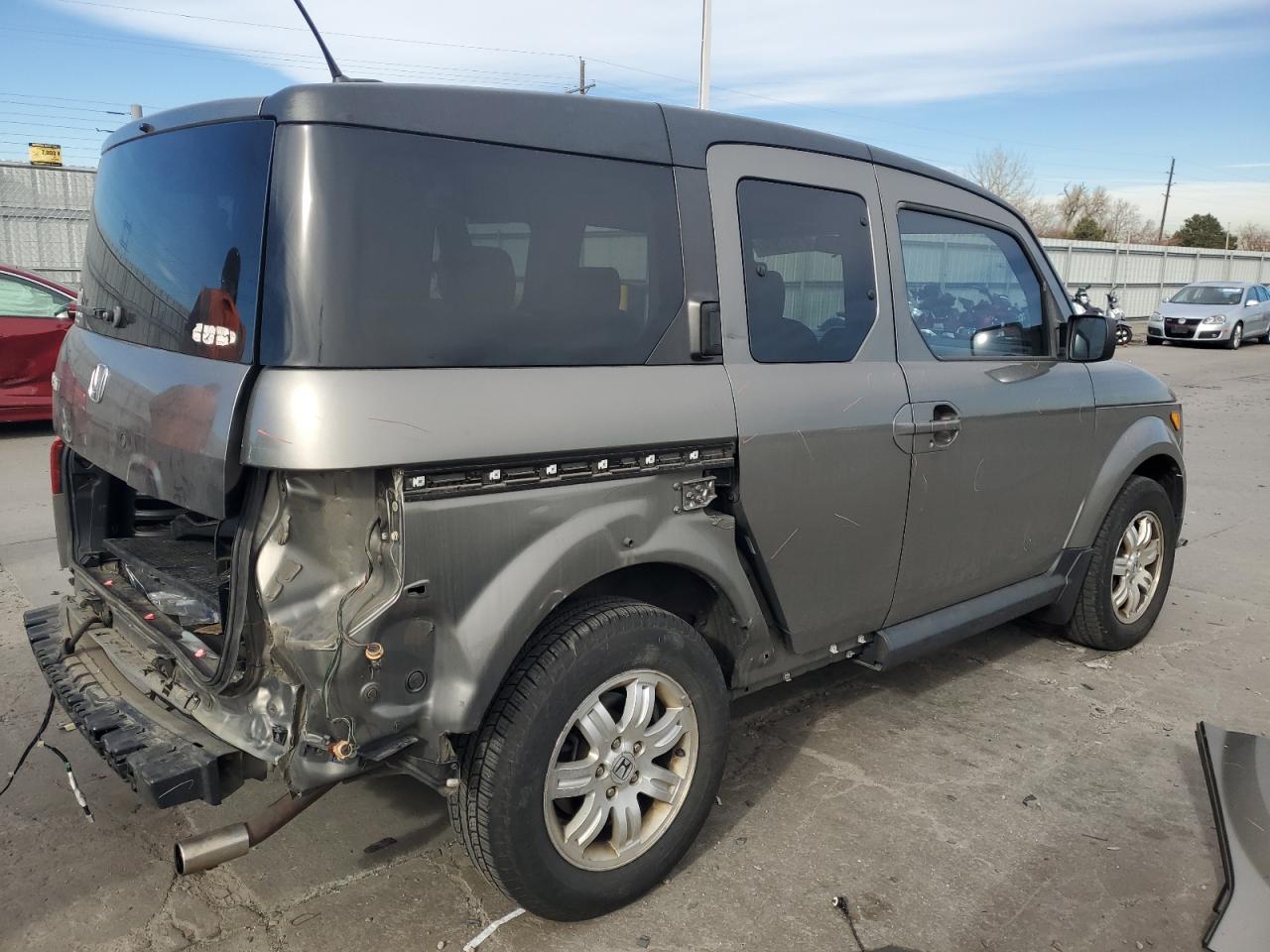 2007 Honda Element VIN 5J6YH28717L010273 Copart auction photo, rear end damage thumbnail 3