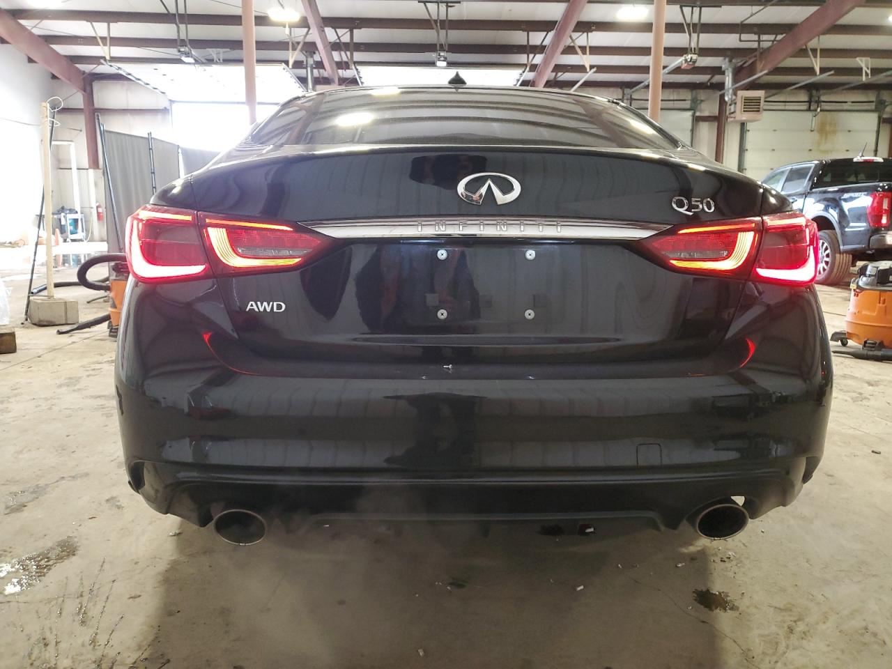 2020 Infiniti Q50 VIN JN1EV7AR5LM253506 Copart auction photo, front end / side damage thumbnail 6