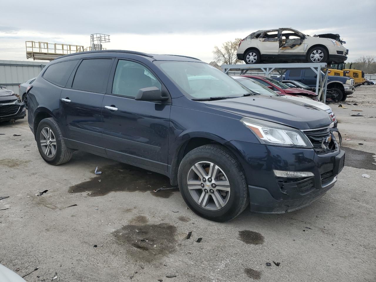 2017 Chevrolet Traverse VIN 1GNKRFED7HJ268294 Copart auction photo, front end damage thumbnail 4