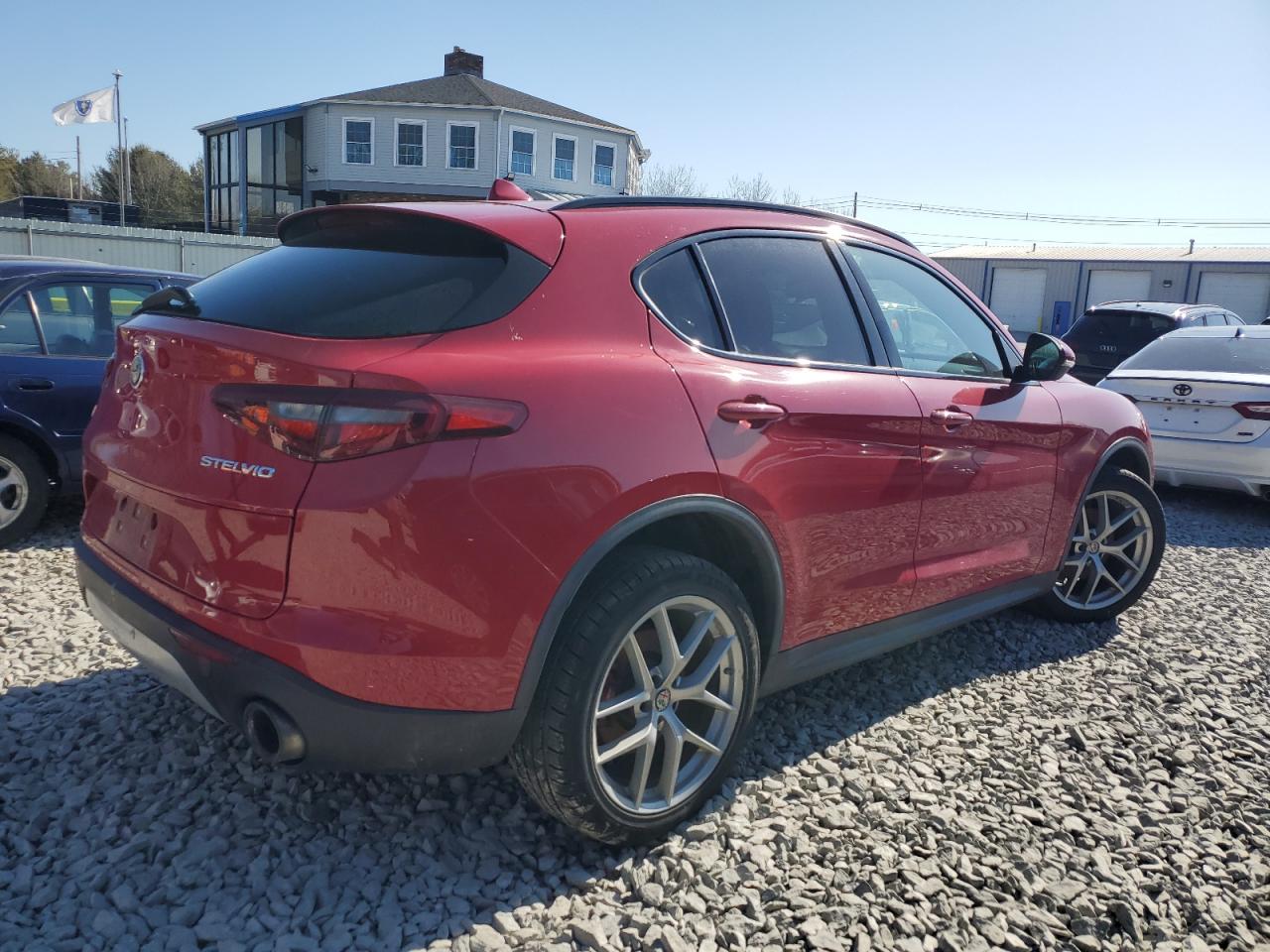 2018 Alfa Romeo Stelvio VIN ZASFAKNN6J7B63033 Copart auction photo, mechanical damage thumbnail 3