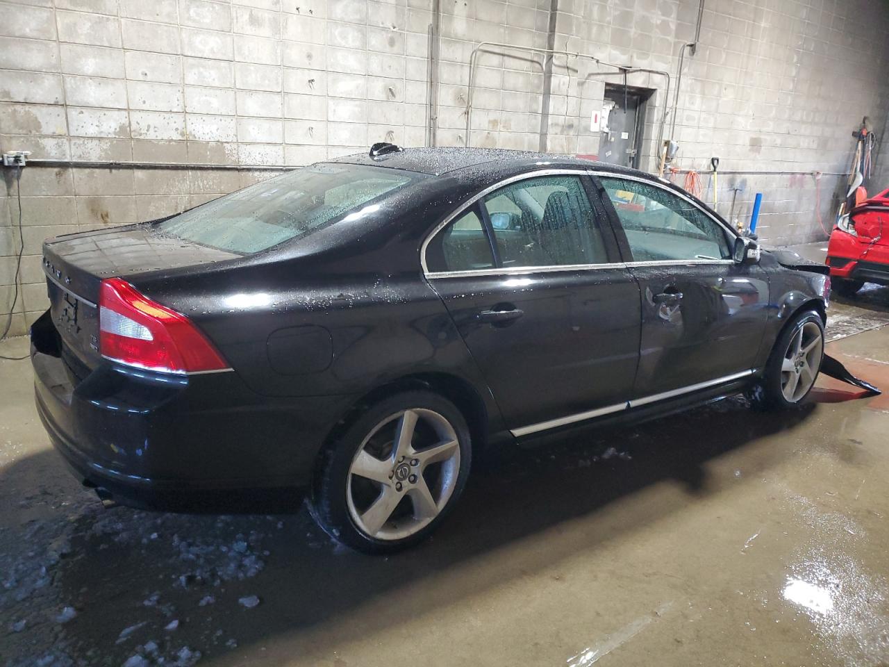2010 Volvo S80 VIN YV1992AH9A1116381 Copart auction photo, front end / side damage thumbnail 3