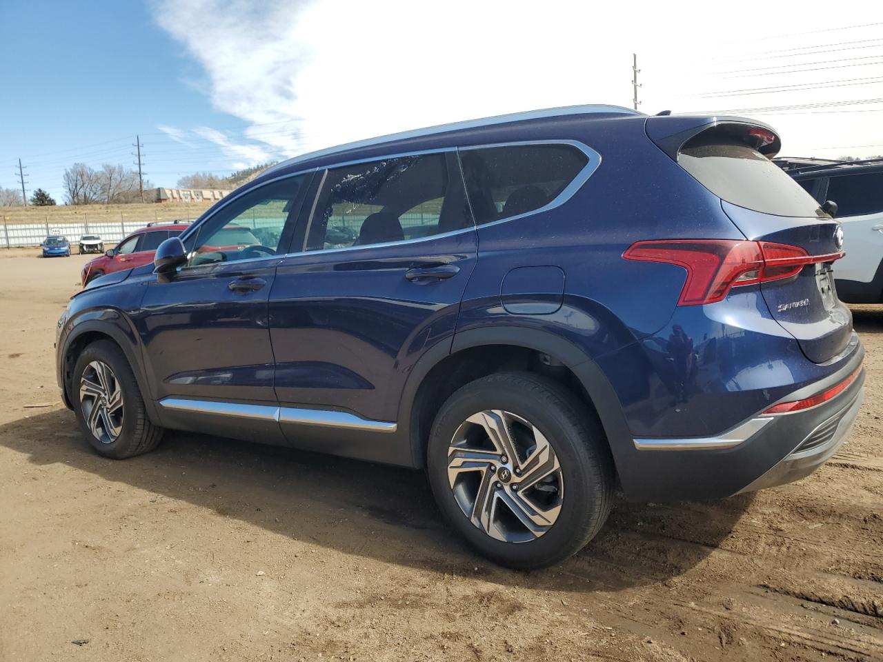 2021 Hyundai Santa Fe VIN 5NMS24AJ3MH326687 Copart auction photo, front end damage thumbnail 2