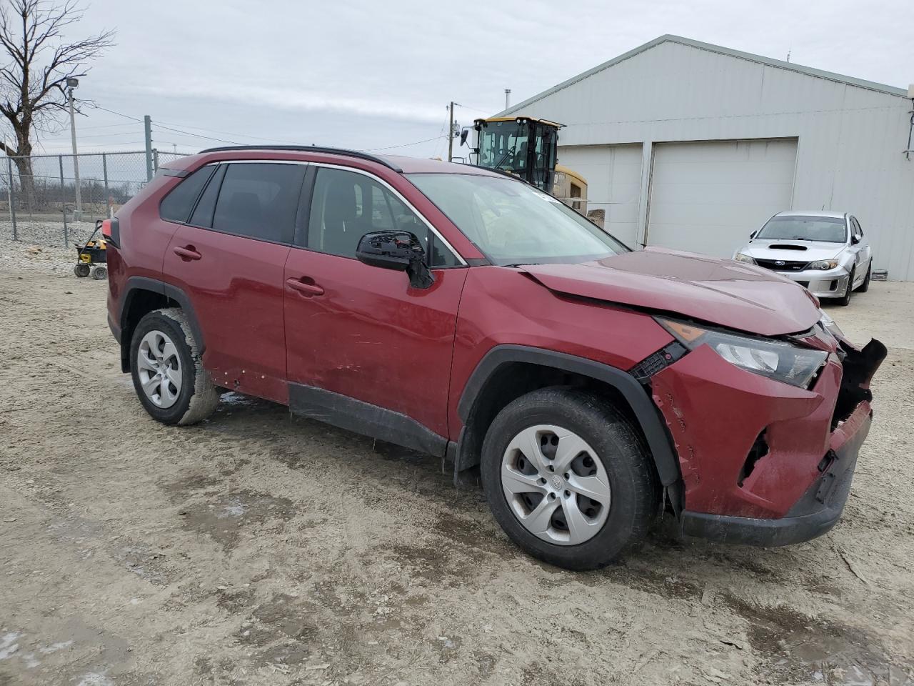2019 Toyota RAV 4 VIN JTMF1RFV0KD502484 Copart auction photo, front end / minor dent/scratches damage thumbnail 4