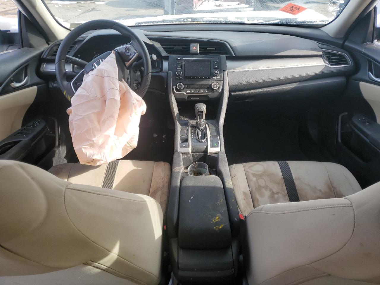 2018 Honda Civic VIN 2HGFC2F55JH568470 Copart auction photo, front end / mechanical damage thumbnail 8