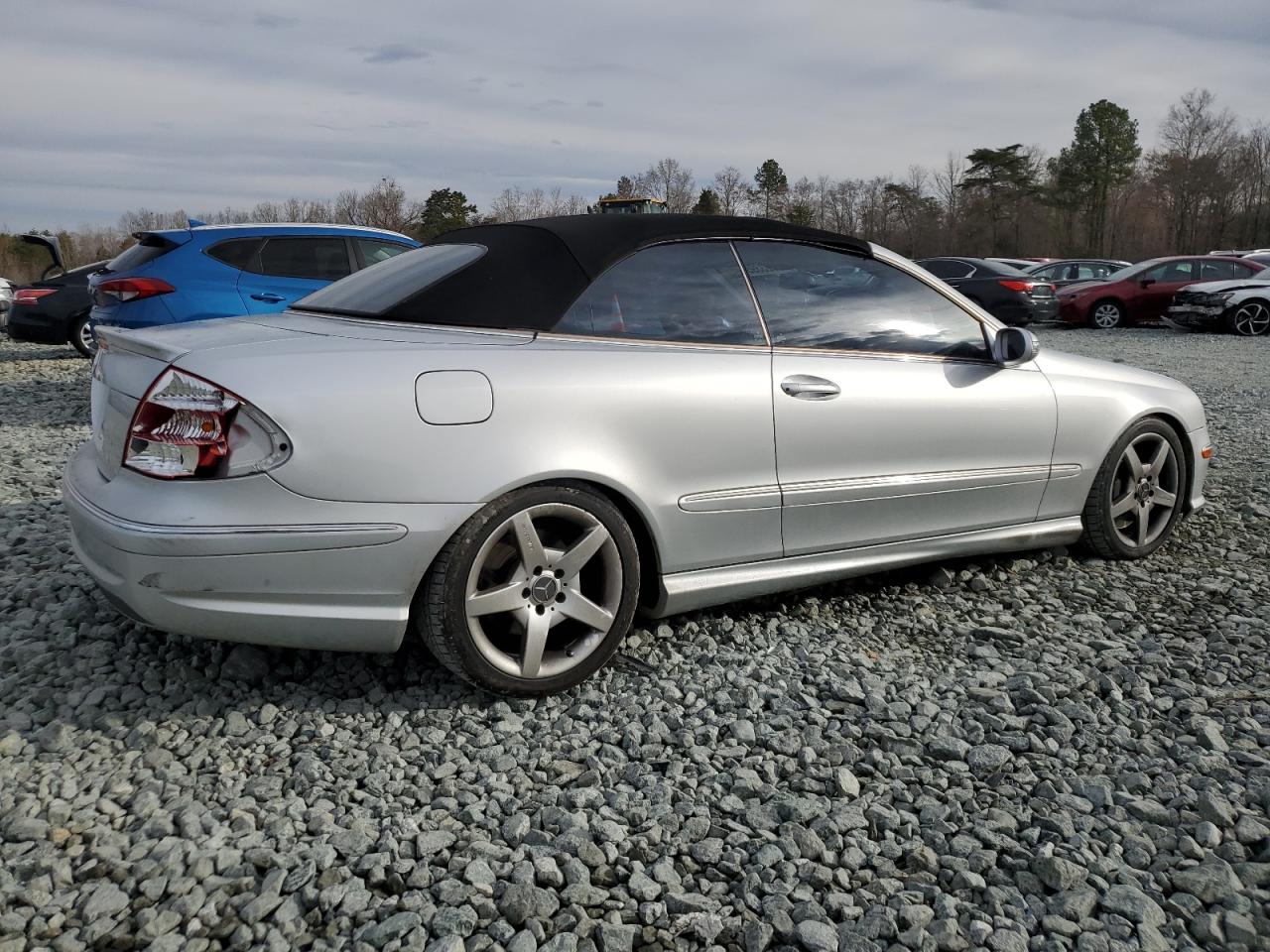 2006 Mercedes-Benz CLK-klasse VIN WDBTK75G76T062412 Copart auction photo, rear end / minor dent/scratches damage thumbnail 3