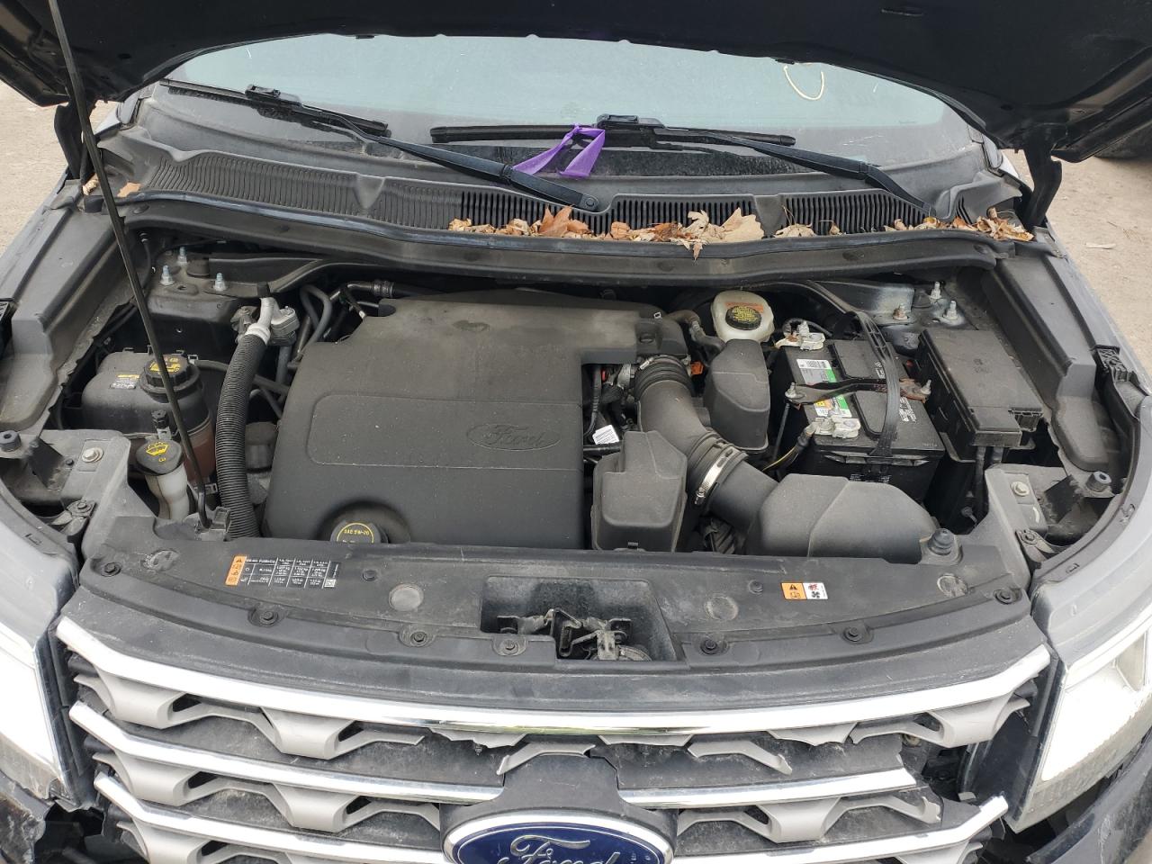 2017 Ford Explorer VIN 1FM5K8D80HGB92534 Copart auction photo, front end damage thumbnail 12
