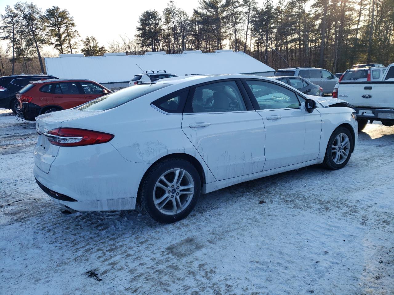 2018 Ford Fusion VIN 3FA6P0H77JR192712 Copart auction photo, front end damage thumbnail 3