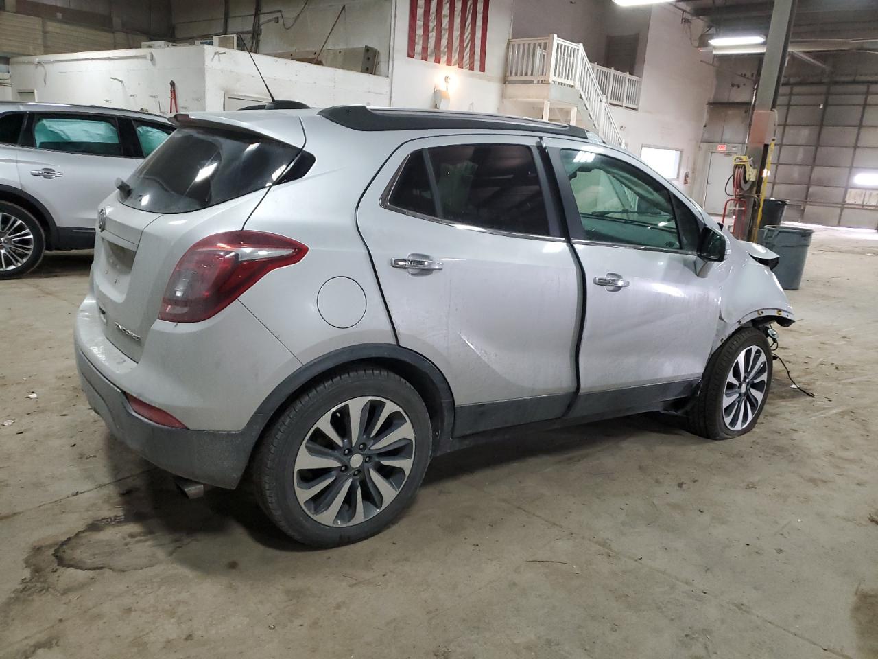 2019 Buick Encore VIN KL4CJCSMXKB727837 Copart auction photo, front end / undercarriage damage thumbnail 3