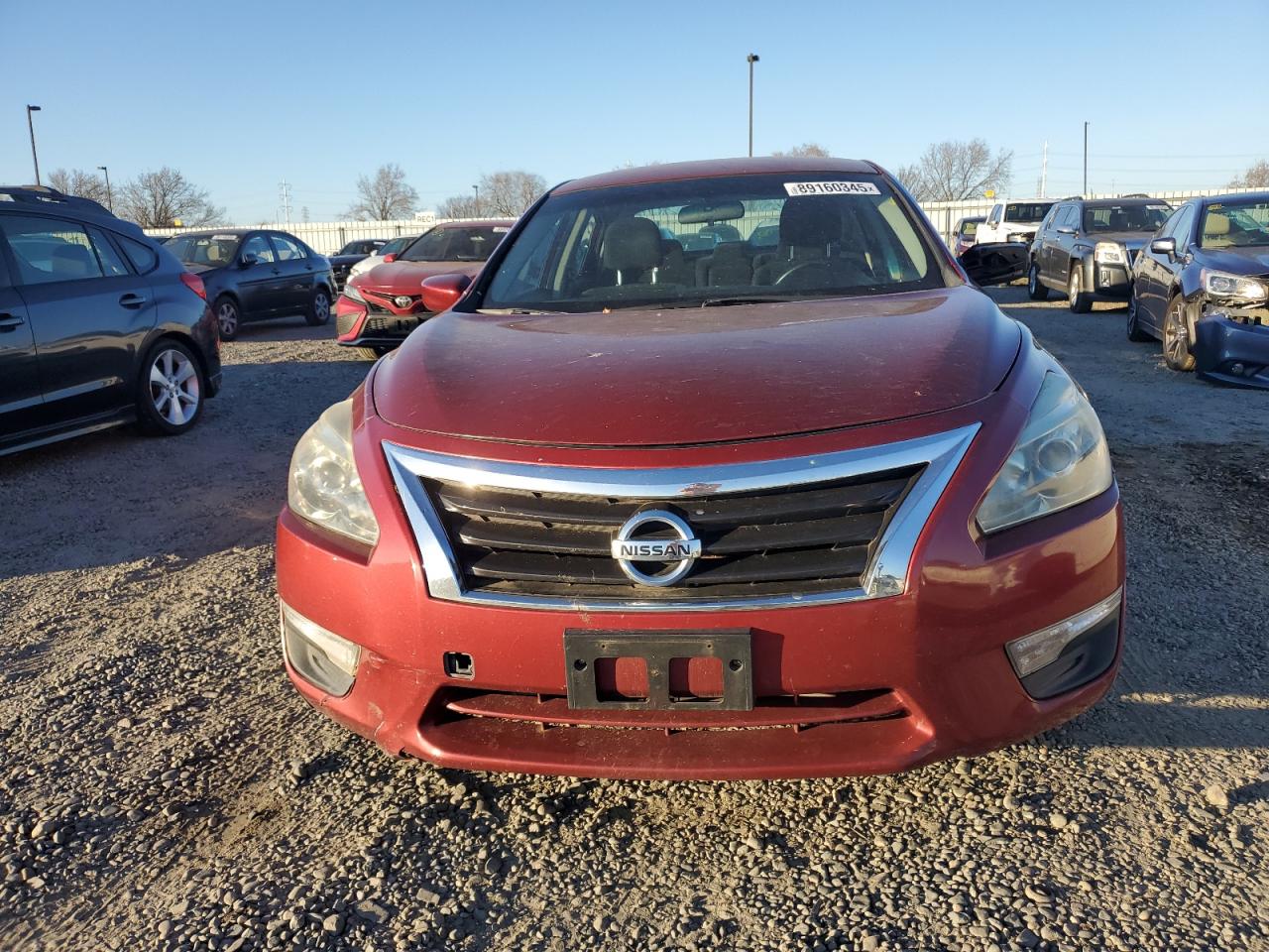 2014 Nissan Altima VIN 1N4AL3AP7EN362321 Copart auction photo, rear end / front end damage thumbnail 5