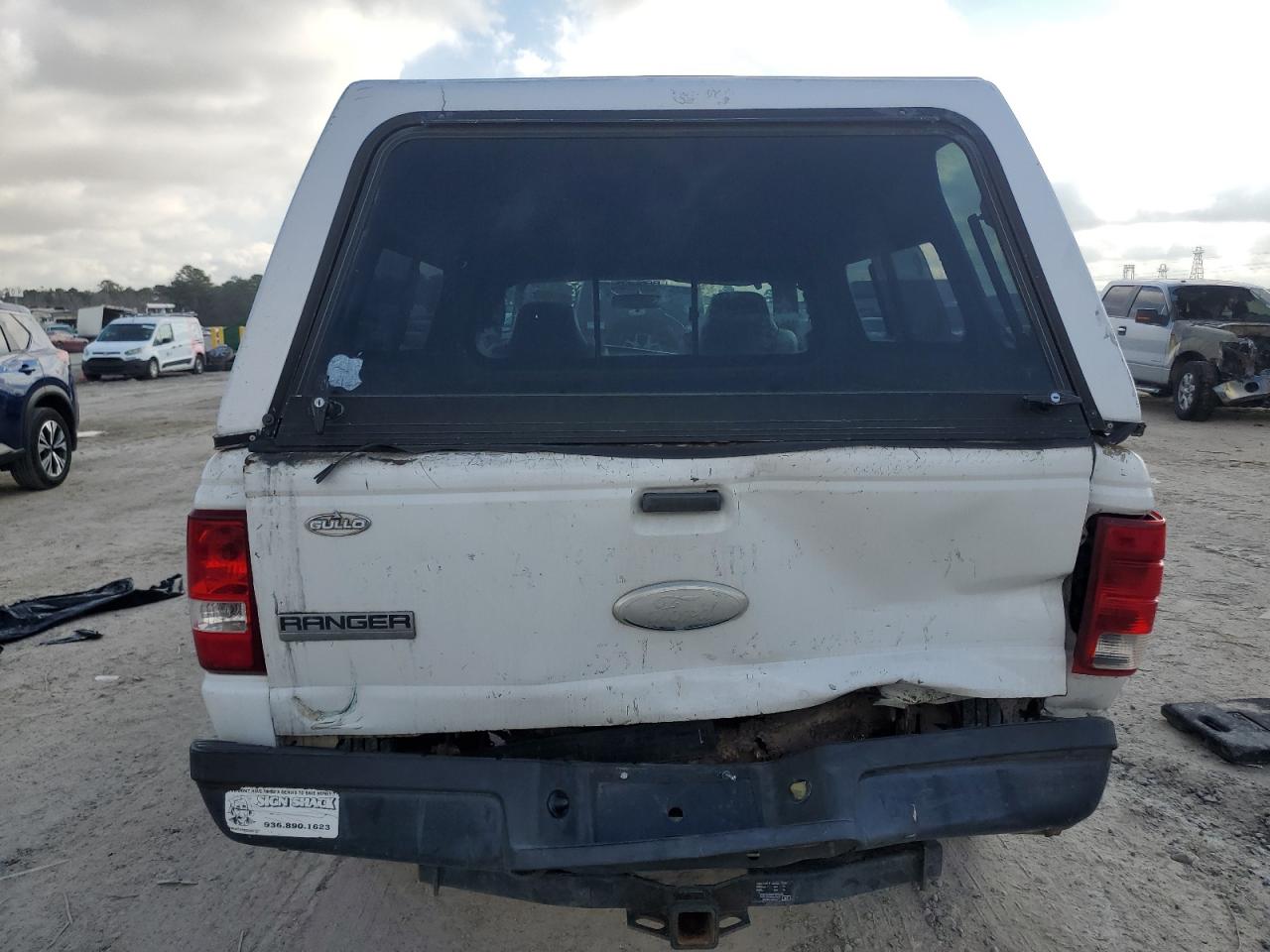 2009 Ford Ranger VIN 1FTYR10D89PA38727 Copart auction photo, rear end damage thumbnail 10