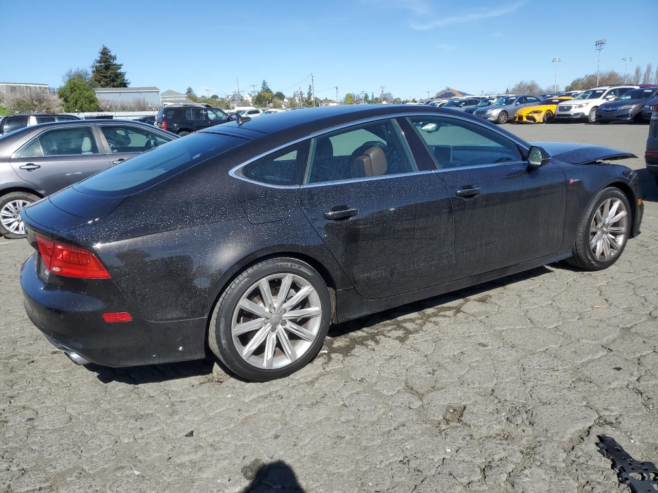 2013 Audi A7 VIN WAU3GBFC4DN073870 Copart auction photo, front end / mechanical damage thumbnail 3