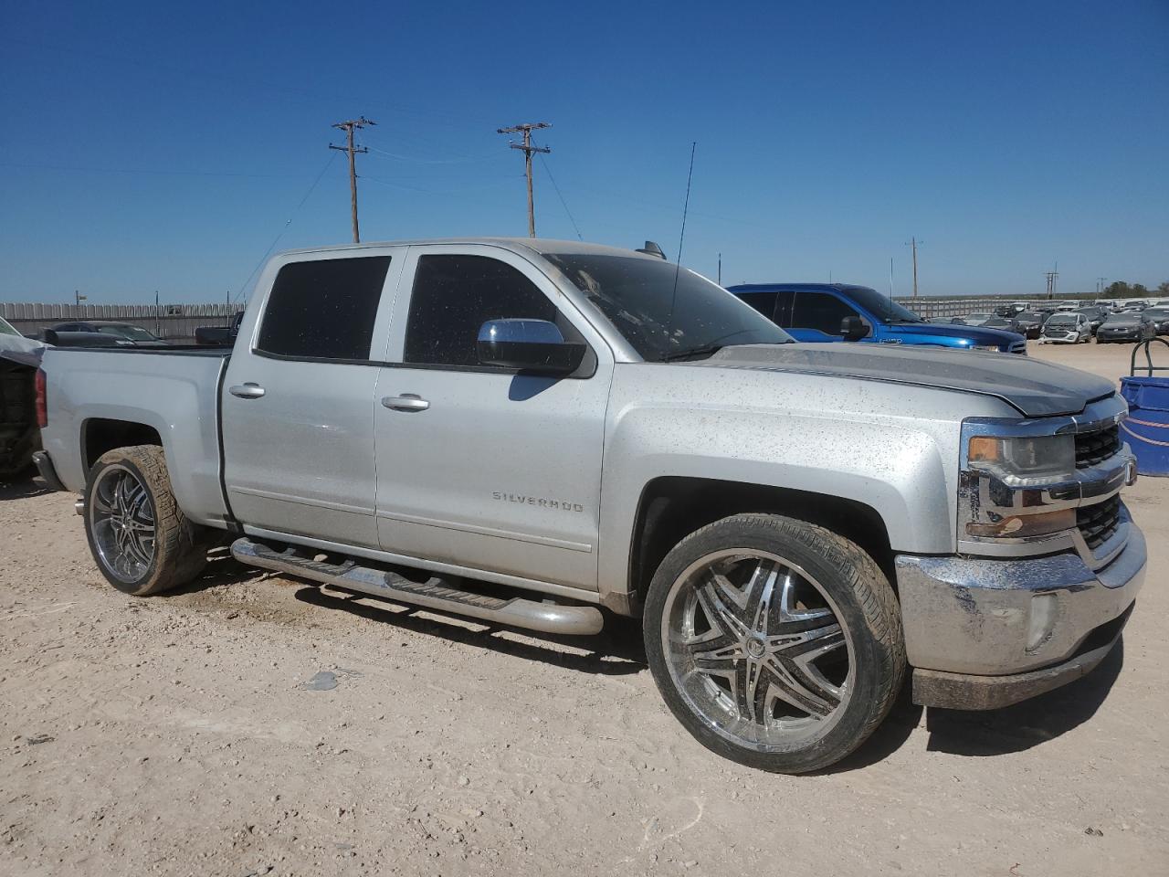 2016 Chevrolet Silverado VIN 3GCPCREC6GG123692 Copart auction photo, water/flood damage thumbnail 4